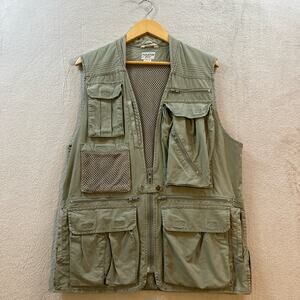 Vintage Scratch Men’s Medium Safari Vest Tactical Fishing Hunting Hiking Travel